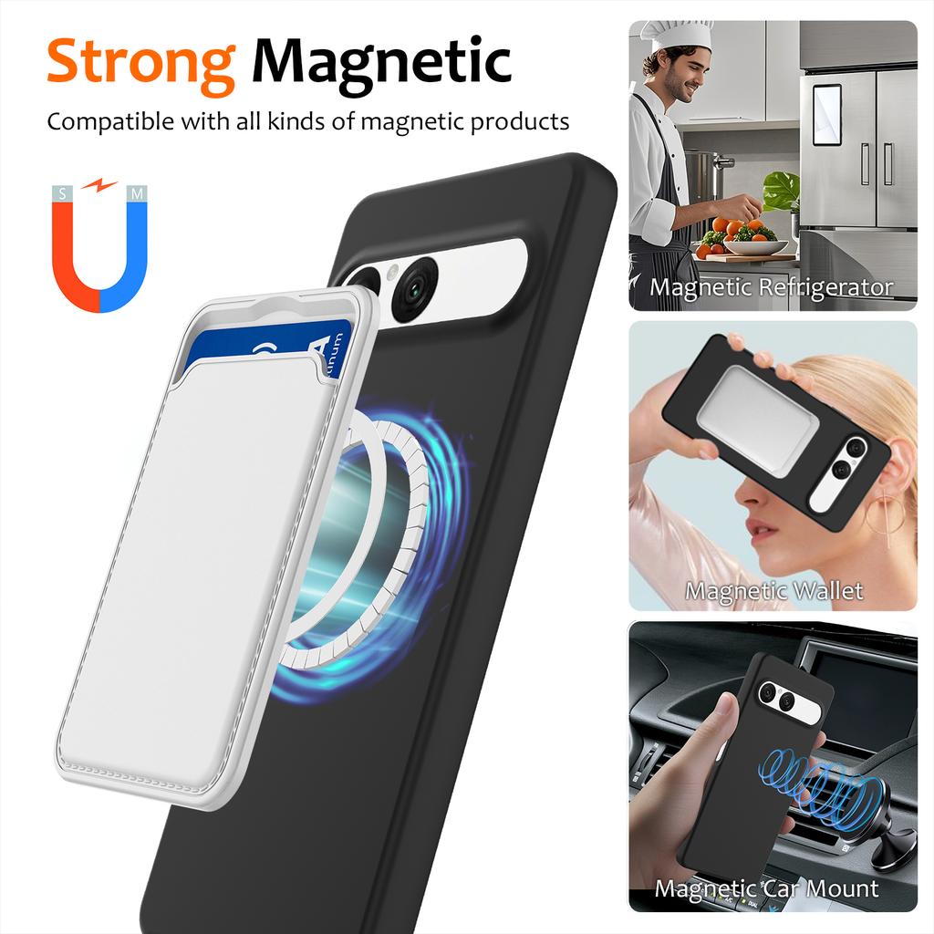 Für Sony Xperia 10 VII Hülle Magnetische Hülle Anti-Drop Flüssigsilikon Handyhülle