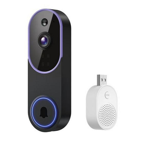 Wireless HD Night Vision Smart Doorbell Camera for Outdoor Home Monitoring
