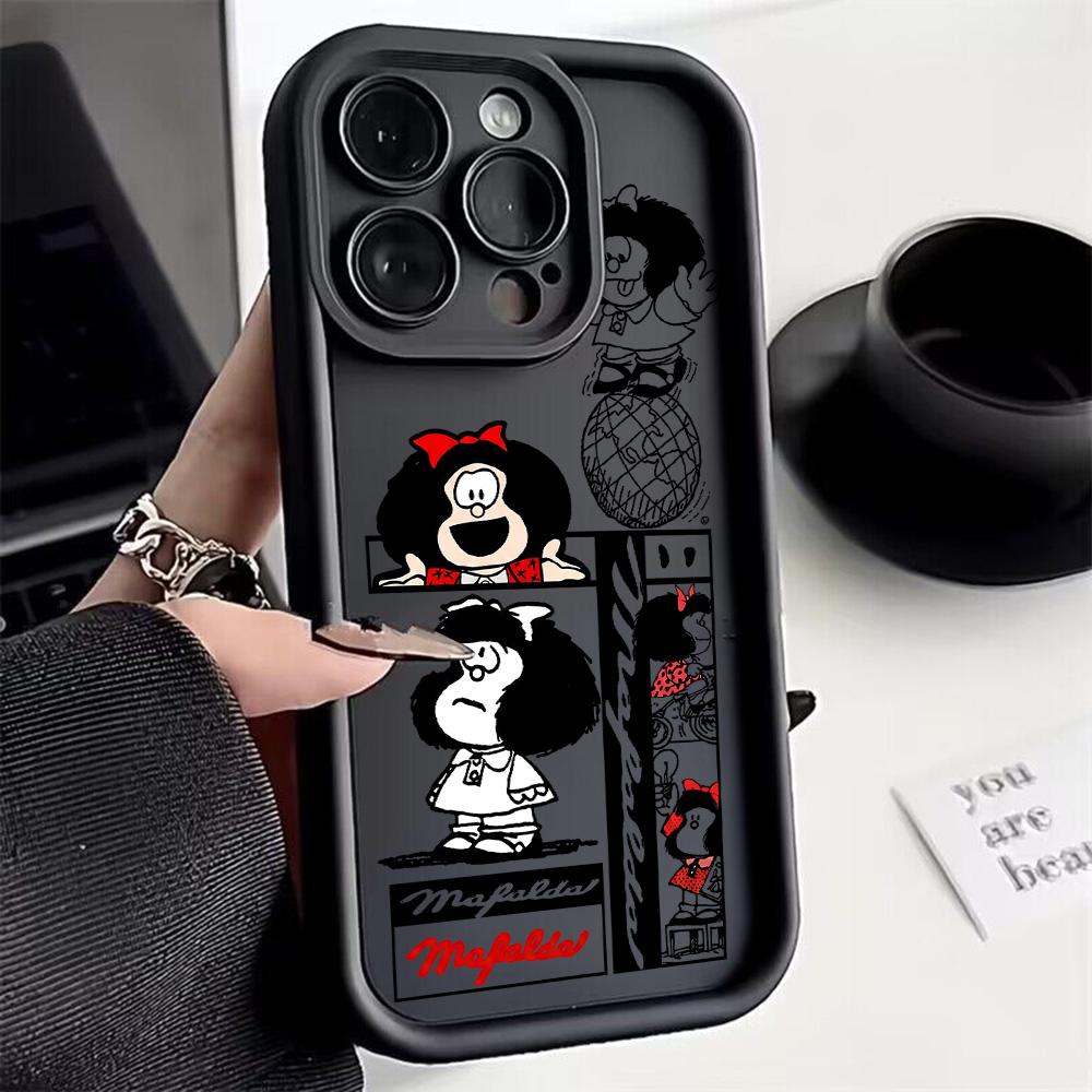 

HOT Cartoon M-Mafaldas Phone Case For Google Pixel 10 9A 9 8 7 8A 7A Pro XL 4G 5G Soft Silicone TPU Back Cover Pixel 10