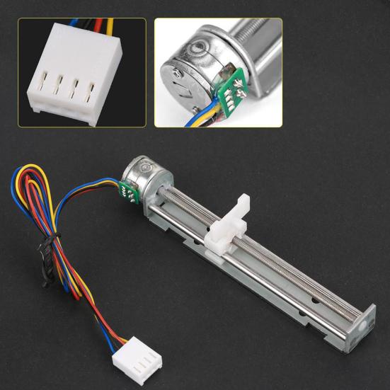 80mm 12V DC Stepper Motor Two-phase Widely Used Electronic Linear Stepper Motor for