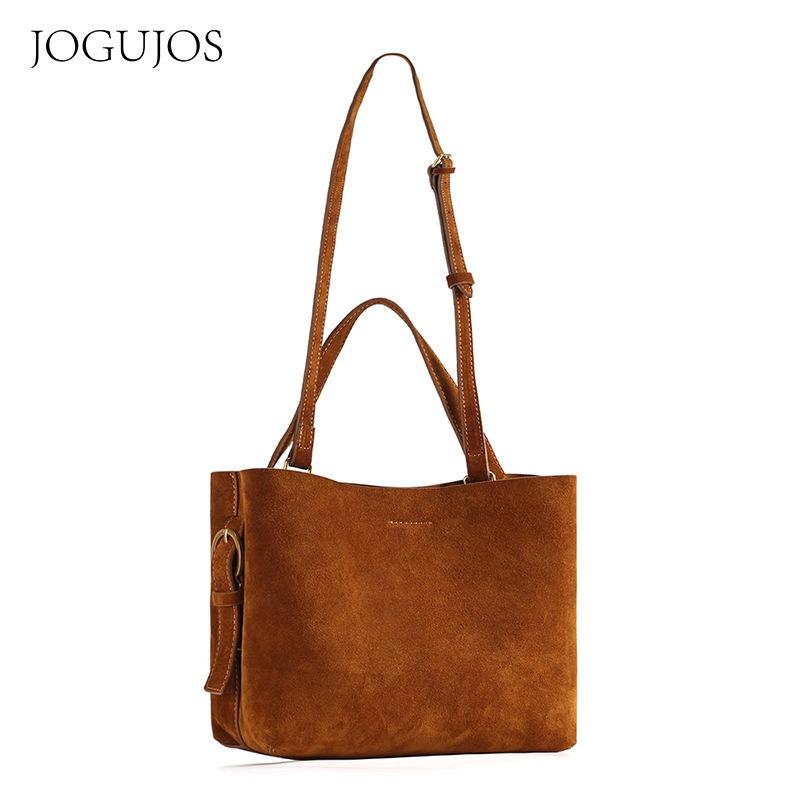 Vegetable tanned leather new leather women's bag simple retro women's shoulder bag messenger bag
