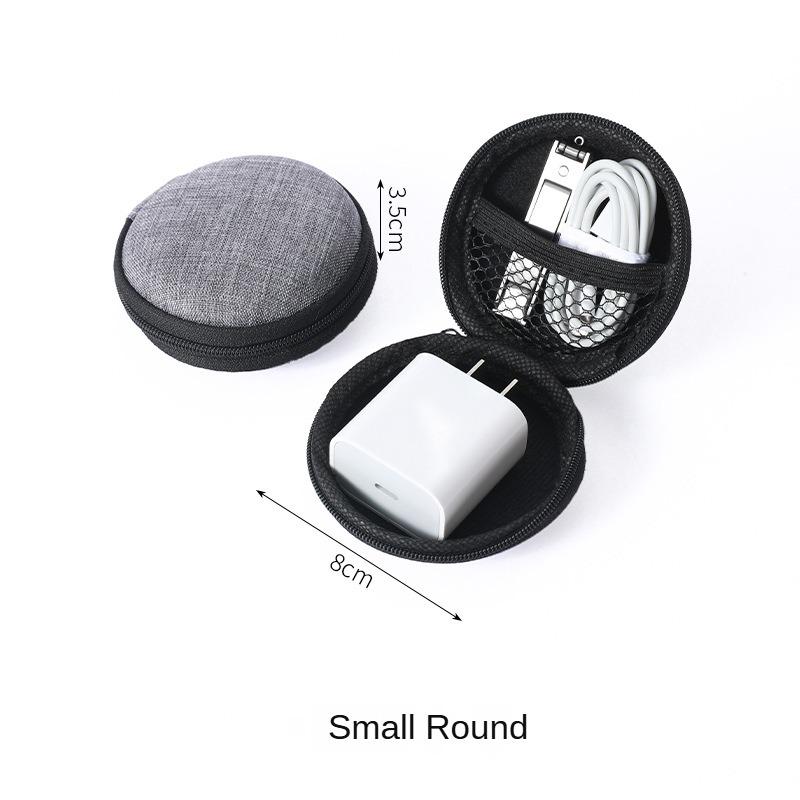 Headset Storage Bag Data Cable Storage Box Charger U Disk Multifunctional Digital Accessories Portable Bag #3677