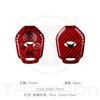 T-Carbon Carbon Fiber Car Key Case Cover Fit For Subaru Gt86 Forester Auto Key Case Interior Accessories