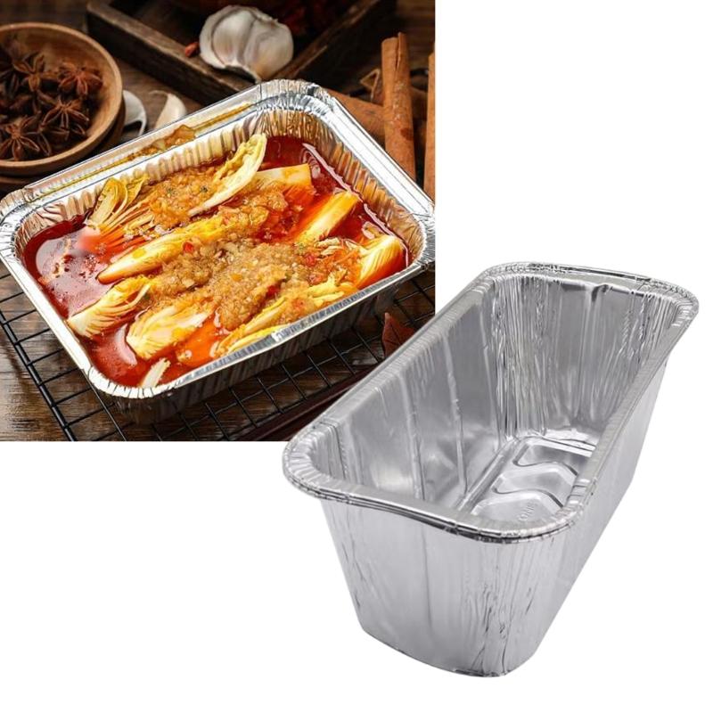 Pack of 30 Practical Disposable Grease Liners Aluminum Foil Drip Trays for Griddles 36 30 28 22 17Inch