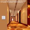 Automatic Light Motion Sensor Occupancy Recessed In-wall Wall Switch Lamp Light ON/OFF/PIR/MIC Infrared Motion Sensor Detector