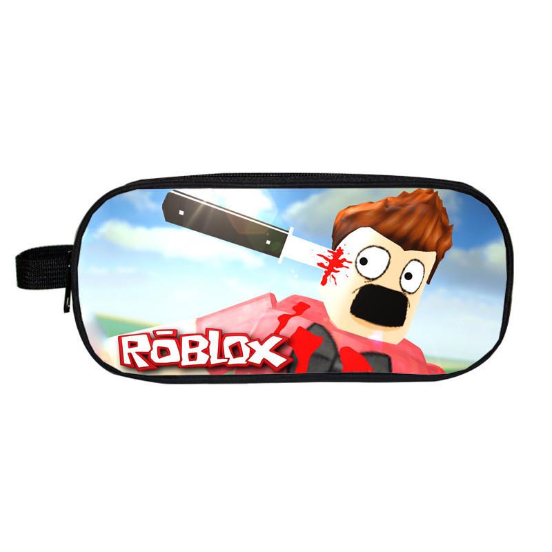 Roblox Cartoon Pencil Case For Boys And Girls With Durable Material**