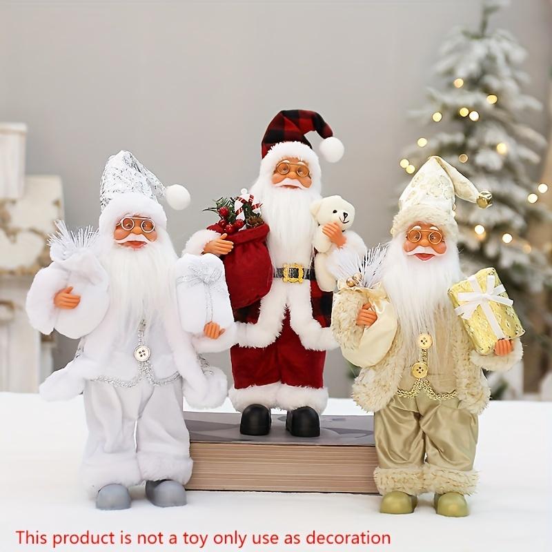 1pc12-inch Tall Santa Claus Christmas Decorative Items Home Shopping Mall and Hotel Table Decorative Items for Christmas Gift