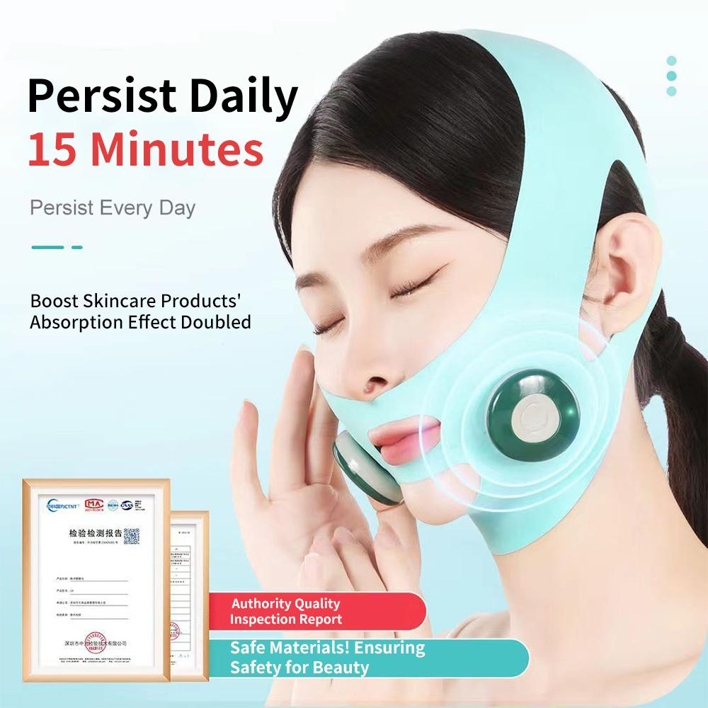 Electric V Face Facial Massager Facial Contouring Beauty Device Ems Skin Lifting Slimming Chin Shaping Massager Anti-Wrinkle