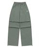 MUCENT Bilbao Poly Nylon Parachute String Wide Pants Unisex (4 Colors)