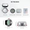 Freewell Integrated Filter Lens Hood for FUJI Hybrid CPL Black Mist Silver GFX100RF, & Filter, (FW-GFX100RF-RLH-S)