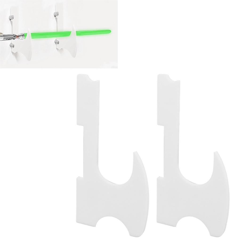 2PCS   Stand Wall Mount Holder Acrylic Easy Installation Wand Stand for Wand Cosplay