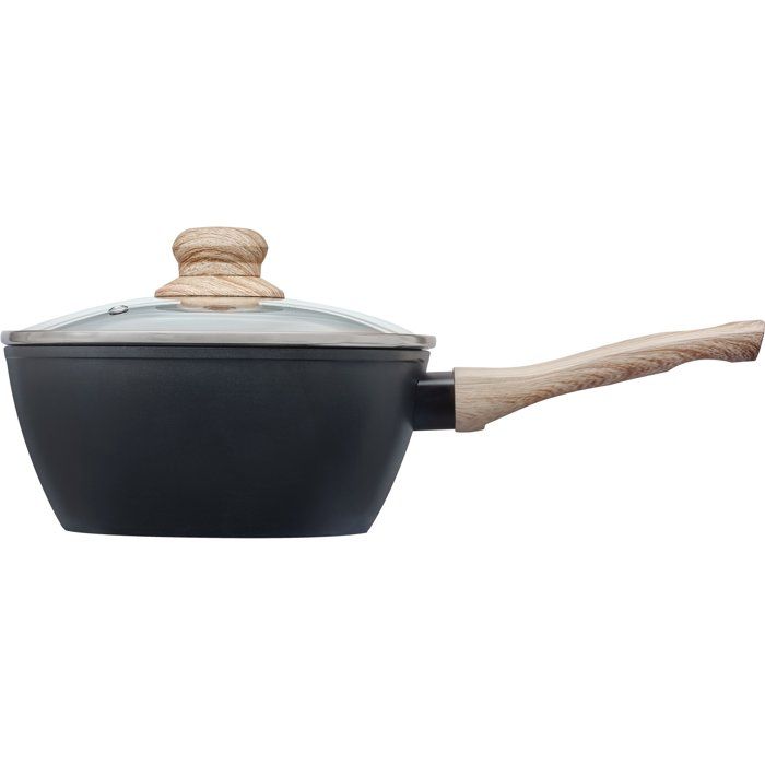 Casserole avec couvercle - PYREX - Cook & Care - 20 cm - Anti-adhérent - Induction - Sans PFAS
