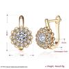New Arrival Gold Color Earrings For Women Wedding Party Ear Ring Jewelry  Romantic