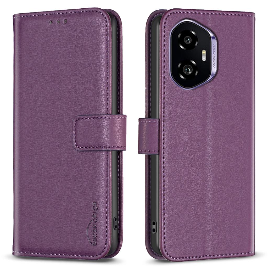 BINFEN COLOR BF17 For Honor 300 Case Wallet Folio Flip Leather Cover