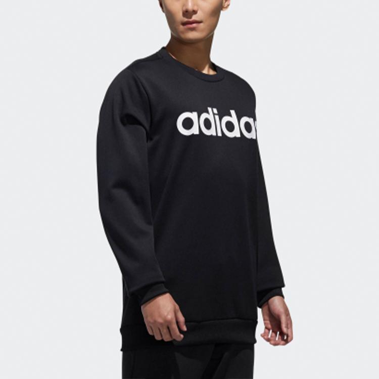 adidas Essentials Comfort Sweatshirt Langarm Pullover Herren Tops Schwarz DM4278
