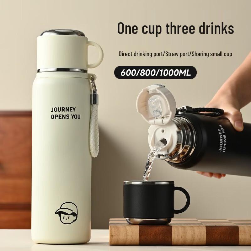 Student Thermal Water Bottle with Tea Lid