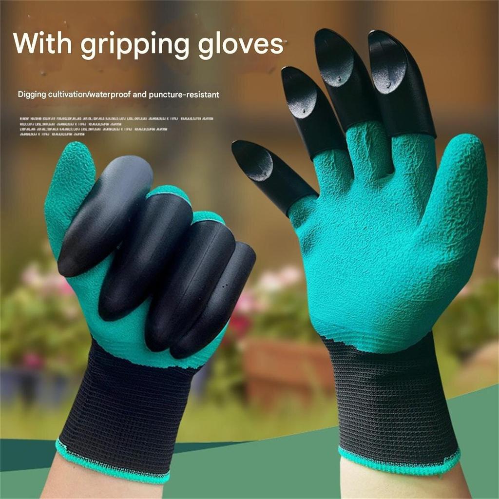 Gartenhandschuhe Outdoor Blumeneinpflanzung Hausgemüseanpflanzung Blumeneinpflanzung verschleißfest rutschfest Outdoor getaucht Garten zu
