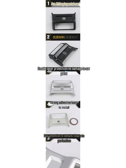 Anke Kick Guard Protective Cover for 2019 A6L Rear Seats