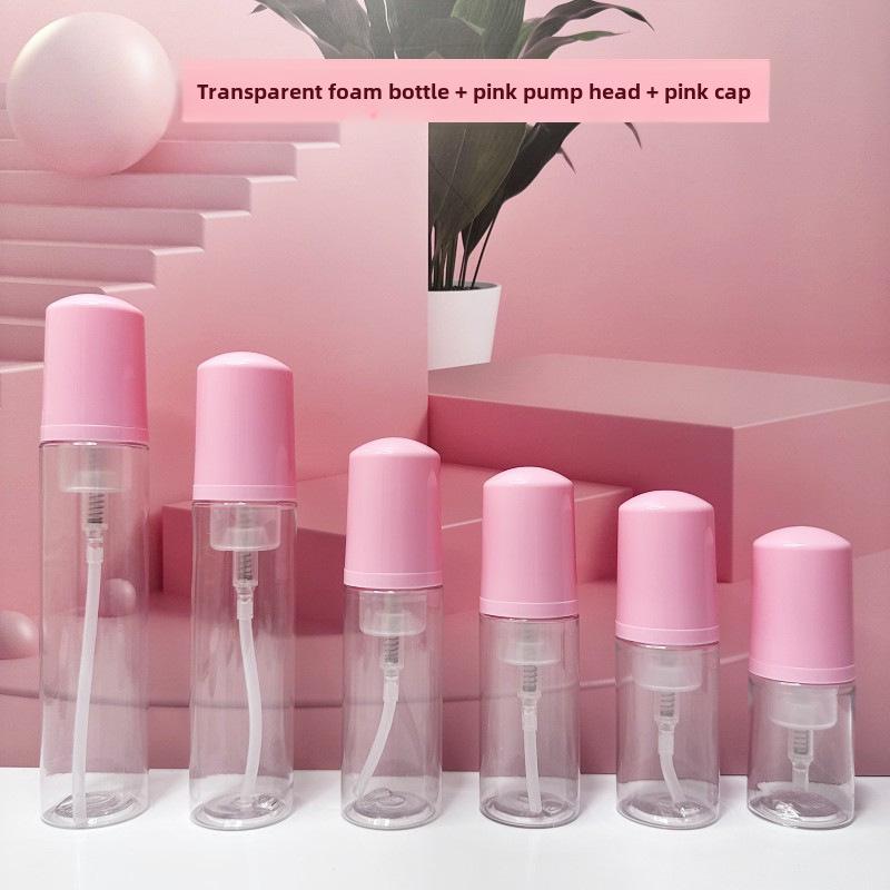 Transparent Foaming Bottle, 30ml/50ml/60ml - Ideal for Mousse, Lotion, or Eyelash Cleaning Liquid