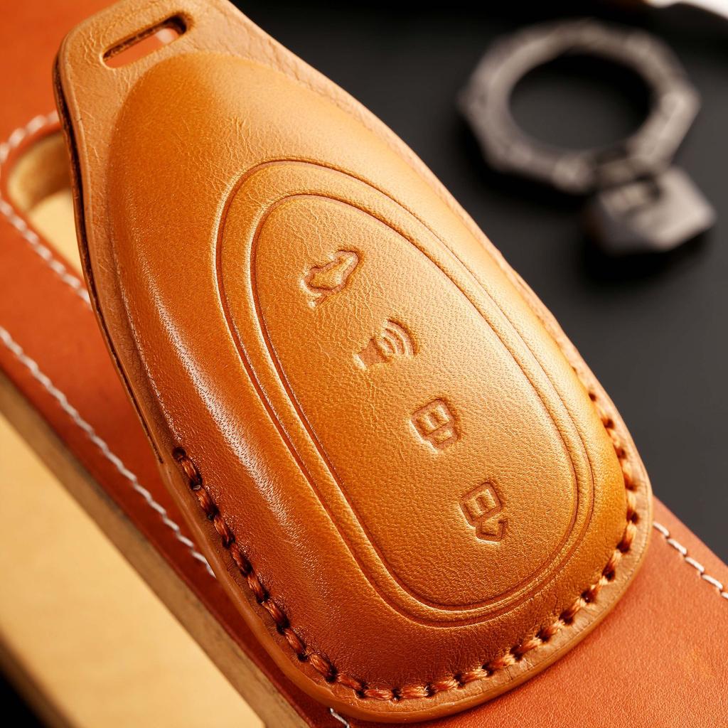 Applicable to 23 Wei brand Blue Mountain leather key case, special key bag, protective cover, modified accessories for automotive supplies