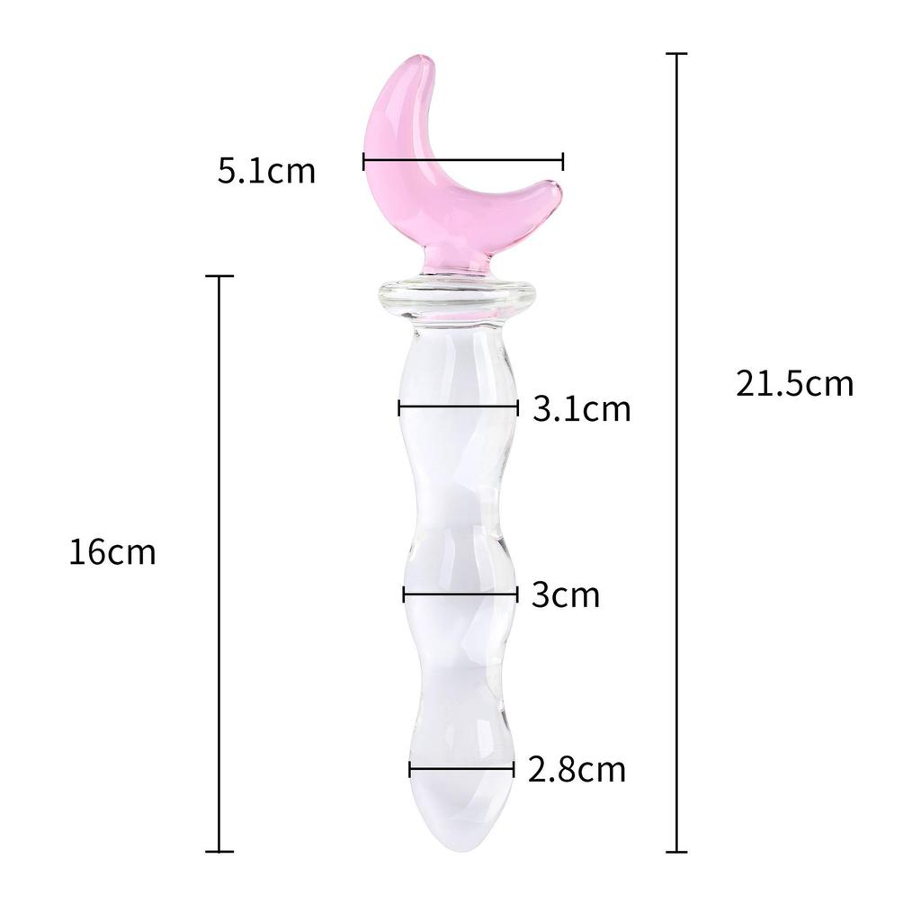 SM Erotic Crystal Dildo & Anal Plug Massager