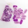 50pcs/bag Plastic Fluffy Clamps Rollers Pink DIY Curler Durable Wave Perm Rod Bars  Women