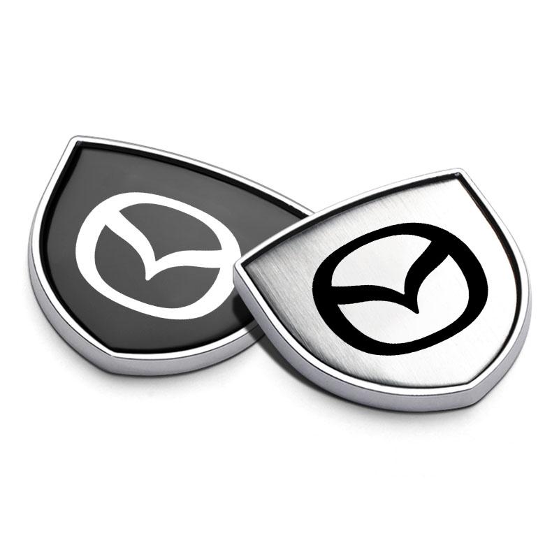 1Pcs 3D Metal Auto Door Shield Emblem Car Body Badge Sticker Styling For Mazda 3 6 CX5 2 CX3 CX9 MX5 RX8 Axela Demio MS CX5 2 Axela Demio Atenza MS GJ