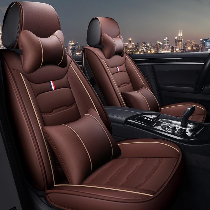 Universal Car Seat Cover for Accord, Civic, and Sagitar—Four Seasons Full Wrap Cushion Cover