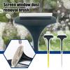 Ergonomic Window Screen Cleaning Brush Retractable Glass Cleaning Brush Mirror Scrubber  Household