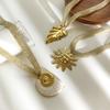 chic Geometric Woven Necklace Bohemian Style Shell Clavicle Chain Short adjustable Choker Necklace