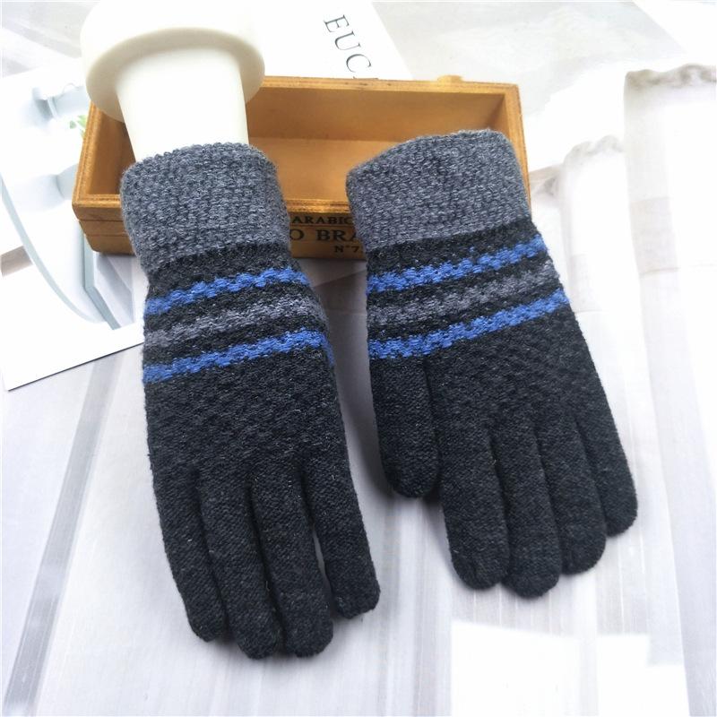 

Autumn and winter men s wool gloves