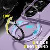 For Magsafe Holder Armor Phone Case for Samsung Galaxy S26 S24 FE S25 Edge S23 Plus S22 S21 Ultra Slide Camera Shockproof  Cover