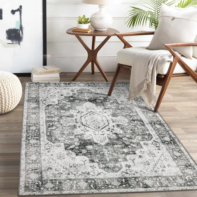 

Bohemian Print Large Area Rug Design Non-Slip Carpet for Living Room Bedroom Soft Floor Mat Home Decor Beautiful and Classic 40X60CM