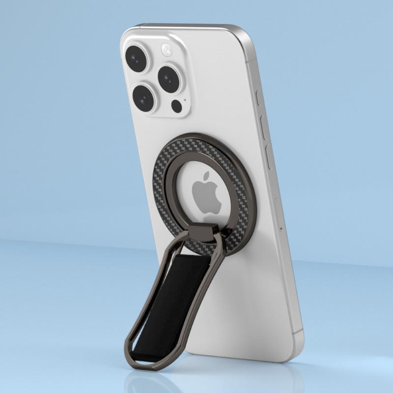 Magnetic Alloy Phone Stand: Multi-functional Desktop Holder for Universal Use