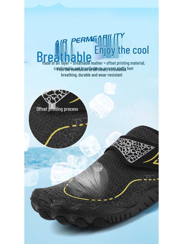 Adult Beach Snorkeling & Diving Shoes for Men & Women - Lightweight Barefoot Wading & Swimming