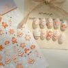 Christmas Cookies Snowflake Christmas Tree Gingerbread House Gold Stamped 3D Self Adhesive Nail Art Sticker Xmas Manicure Decals