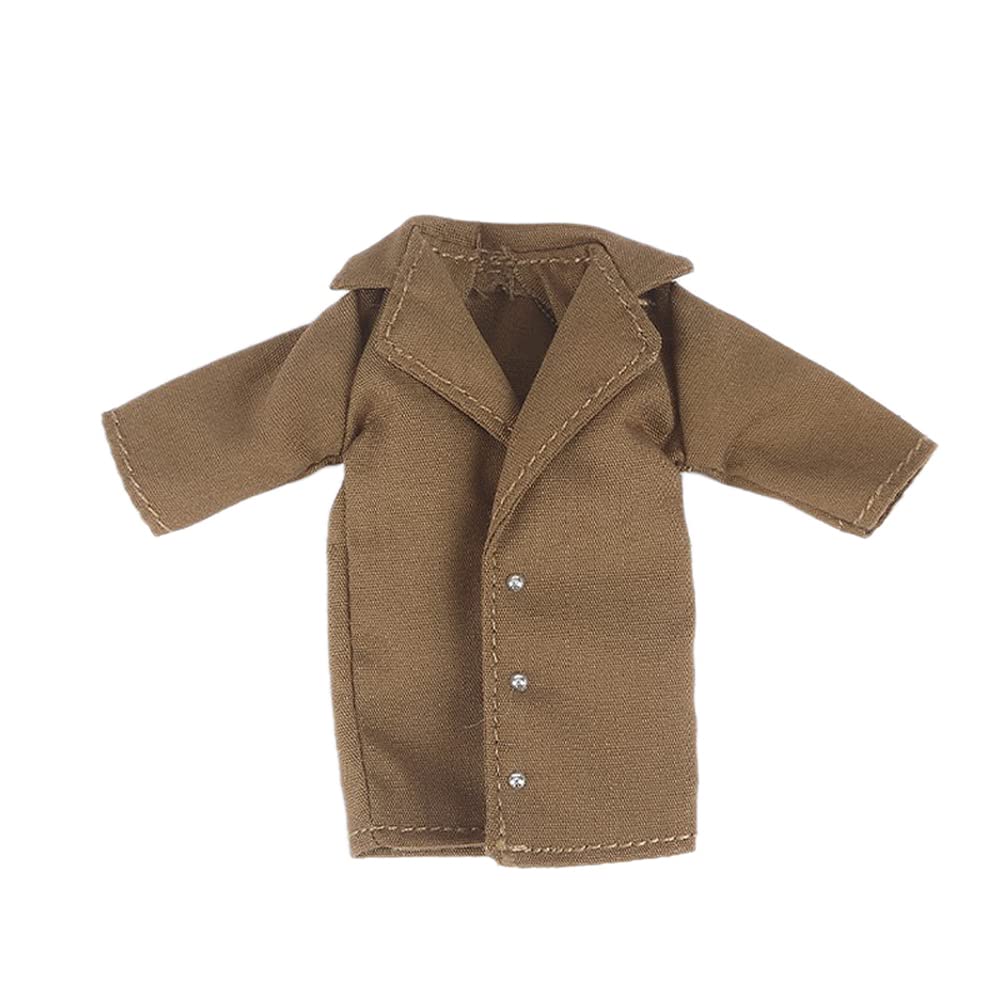 

[ISHR] Obitsu 11 OB11 Size Outfit for Obitsu Doll 11cm Body, Chester Coat, Slim Fit, Long Sleeves, 5 Colors (Brown)