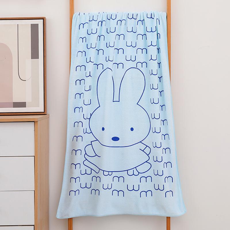 Gaoyang Cartoon Quick-Dry Children's Bath Towel, Water-Absorbent, 70x140cm, Adult & Beach Use