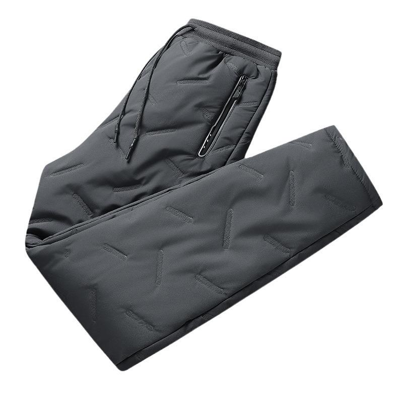 Winter Thicken Sweatpants Men Outdoors Warm Lambswoo Warm Windproof Jogging Sports Pants Causal Trousers