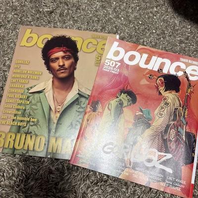 JAPAN bounce MAGAZINE GORILLAZ BRUNO MARS 03/2026 MUMFORD SONS CHET FAKER Z23