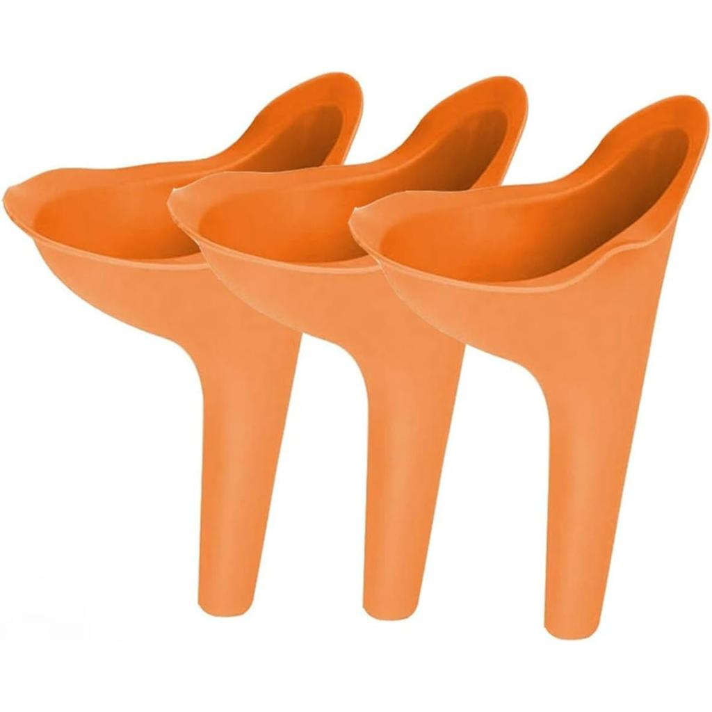 Damenurinal für Frauen, Tragbares Urinationsgerät Urintrichter für Reisen, Camping, Wandern und Outdoor-Aktivitäten, Lila, Rosa, Orange Außenurinal