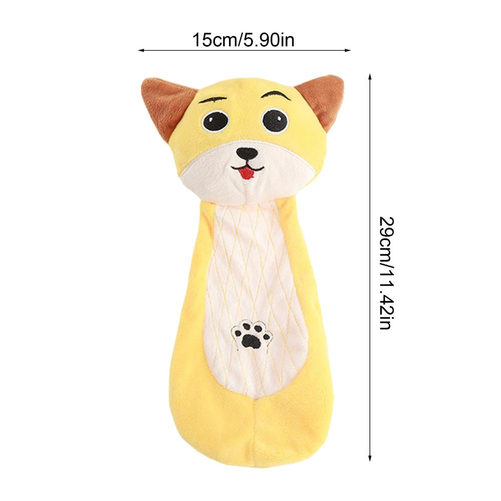 Plush Squeaky Dog Toys Dog Stuffed Animals Chew Toy Bite-Resistant Pet Supplies Cute Dog Toys Interactive Soft Stuffed Toys For