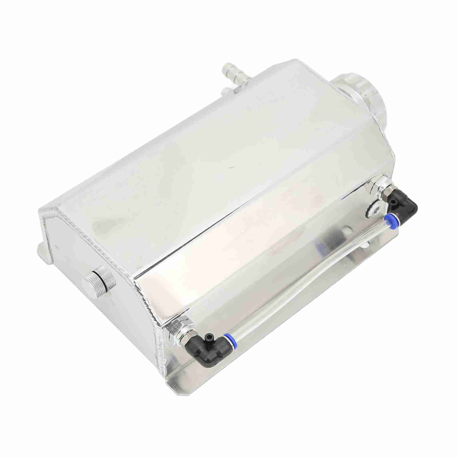 

Silver 2L Universal Aluminium Radiator Coolant Overflow Bottle Car Accessories Replacement for Subaru