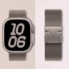 Band for Apple Watch Ultra 2 1 49mm Series 10 9 8 7 45mm 44mm Titanium Metal Strap for iWatch Secure Parachute Buckle 46mm 42mm