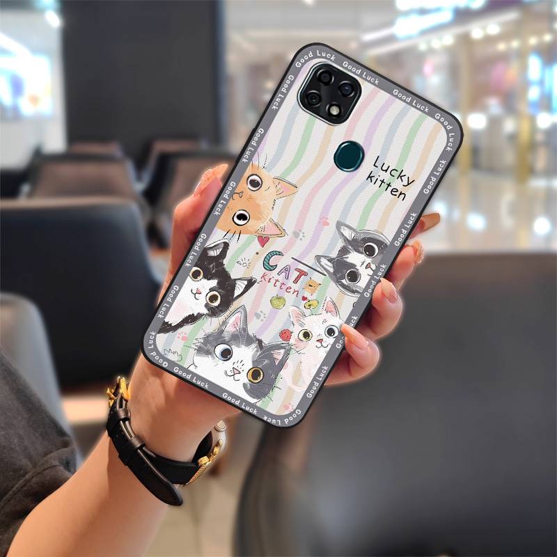 Wodoodporne Silikonowe Etui na Telefon Dla ZTE Blade V2020 Vita/Blade20 Smart/10 Smart Graffiti Śliczne Pyłoszczelne Kreskówkowe Trwałe