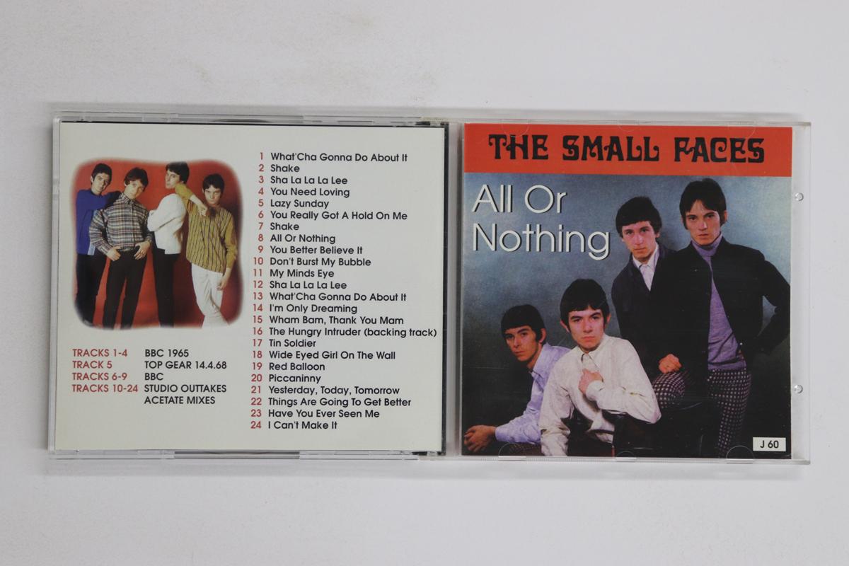 

CD SMALL FACES - All Or Nothing J60 Not On Label Europe Rock Used