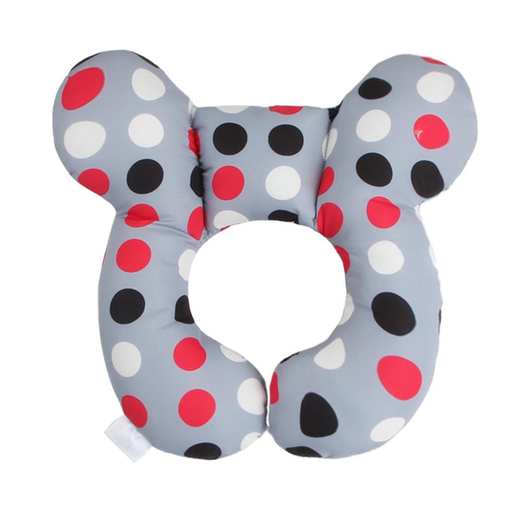 U-Shaped Head Support Pillow for Children's Car Seats and Strollers