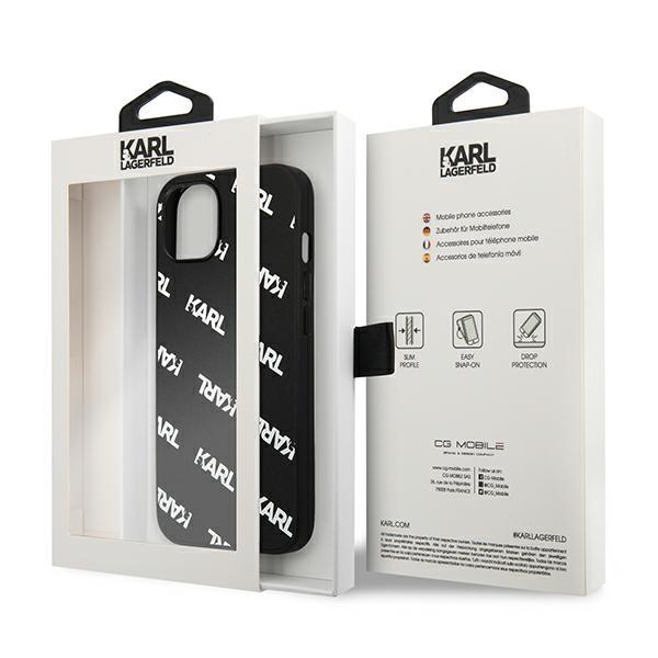 Karl Lagerfeld Klhcp13Spulmbk3 Iphone 13 Mini 5,4 Hardcase Czarny/Black Allover