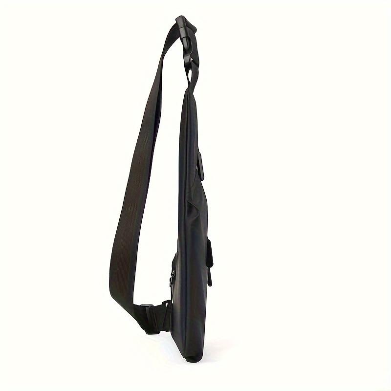 1pc Men's Chest Bag, Fashionable and Versatile Sling Bag
