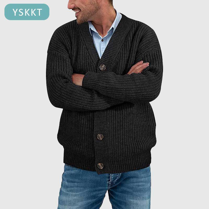 mens button through cardigans